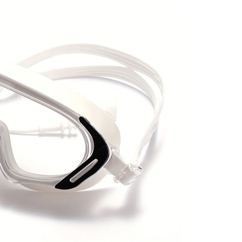 Outdoor Swimming Goggles Anti-Fog Wide View Scuba Diving Swimming Glasses with Earplugs for Adult Youth Water Diving Goggles