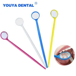 Dental Dentist Plastic Mirror Front Surface For Teeth Oral Hygiene Care Tooth Cleaning Tools Mouth Exam Reflector For Kids