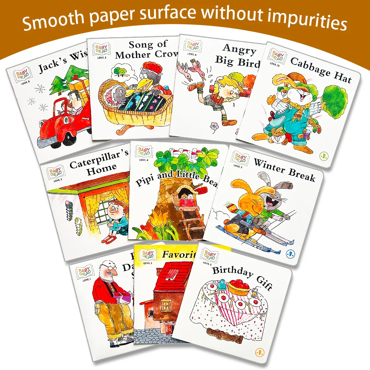 

10-Book Set Children's Learning Stories English Edition Educational Picture Books for Kids