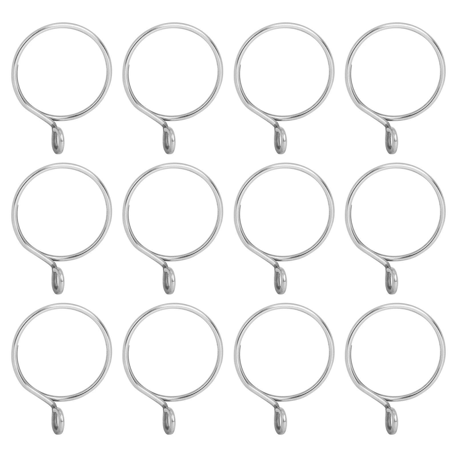 

36 шт. кольца из нержавеющей стали для спальни, ванной комнаты, занавески для душа, аксессуары, подвесные аксессуары для штор, инструменты, декор