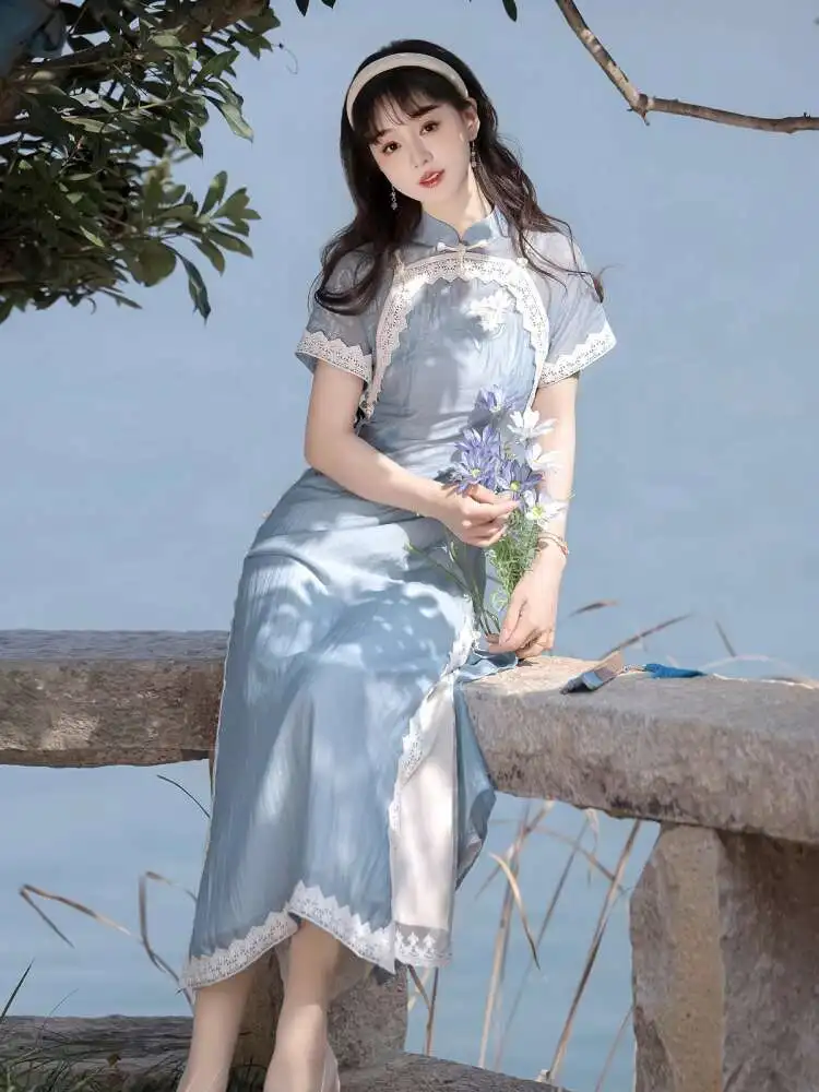 qingqing-ameliore-hanfu-a-manches-courtes-cheongsam-jupon-quotidien-style-chinois-han-element-robe-brodee-ete