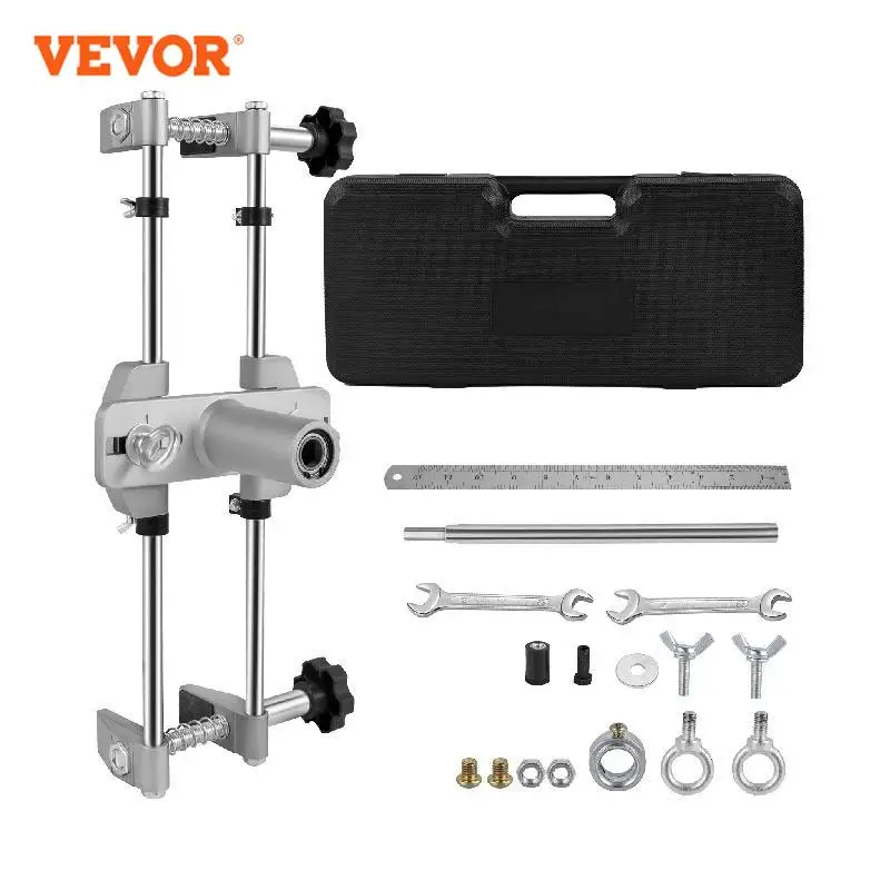 

VEVOR Door Jam Jig Kit Door Lock Mortise with 3PCS 18mm / 22mm / 25mm M10 Cutters Clamping Thickness 1.2in-2in for Lock Changing