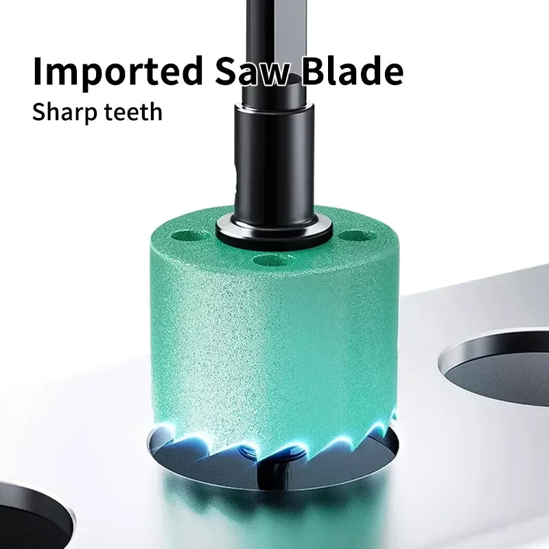 HILIXUN M42 Bi-Metal ไม้รูเจาะ Bits เจาะไม้มงกุฎสําหรับดาวน์ไลท์ Plasterboard เปิดเครื่องตัดไม้ 16-200 มม.