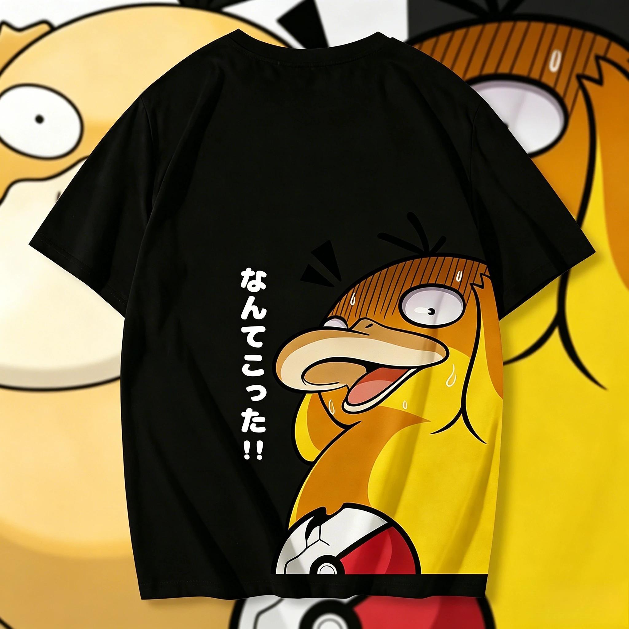 

2026 Summer Cotton Printed T-Shirt, Unisex Oversized Funny Anime Tee, Breathable Sports Top, Comfy Loose Plus Size Streetwear