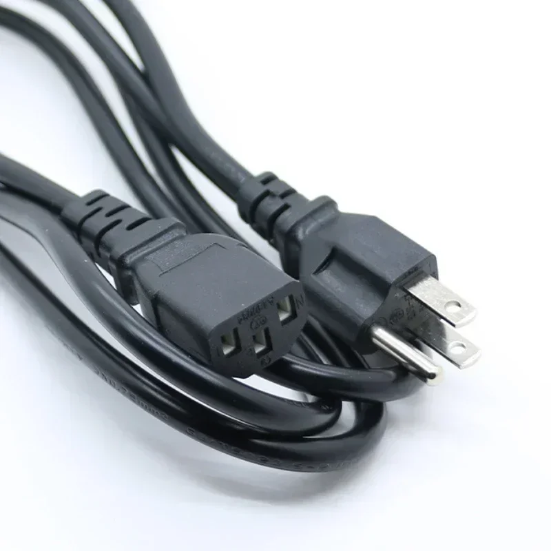 1.5M 3 Prong USA Plug Power Supply Cable IEC 320 C13 EU AU UK AC Power Extension Cord For PC Electric Panel Monitor DVD Kettle