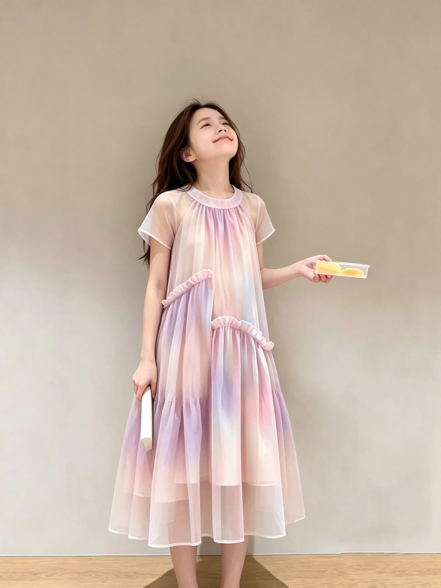 robe-de-fille-douce-jupe-pour-enfants-tenue-d'Ete-nouvelle-collection-2026-degrade-reveur-ambiance-feerique-unique-vetements-adorables