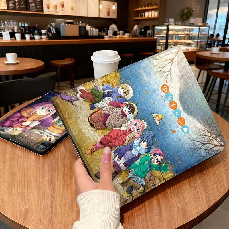 

Laid Back Camp Anime Tablet Case For Vivo IQOO Pad Air Pad3 IQOO Pad5 Pad2 Pad3 SE Pro 11.5 12.1 12.3 13 Inch