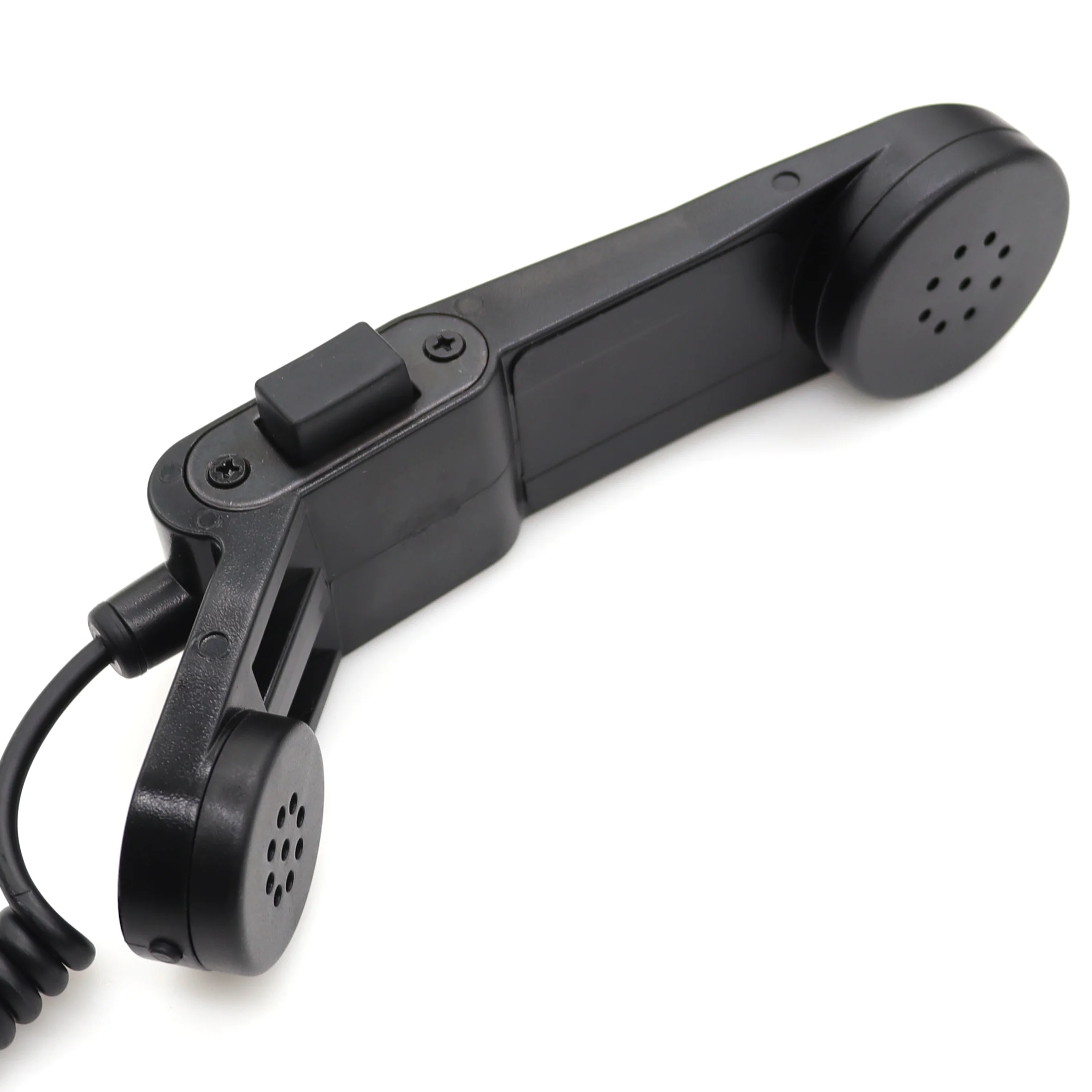 K Head Shoulder Microphone Handle with Speaker for Baofeng TYT Walkie Talkie Interphone PTT H250 - Headset Style
