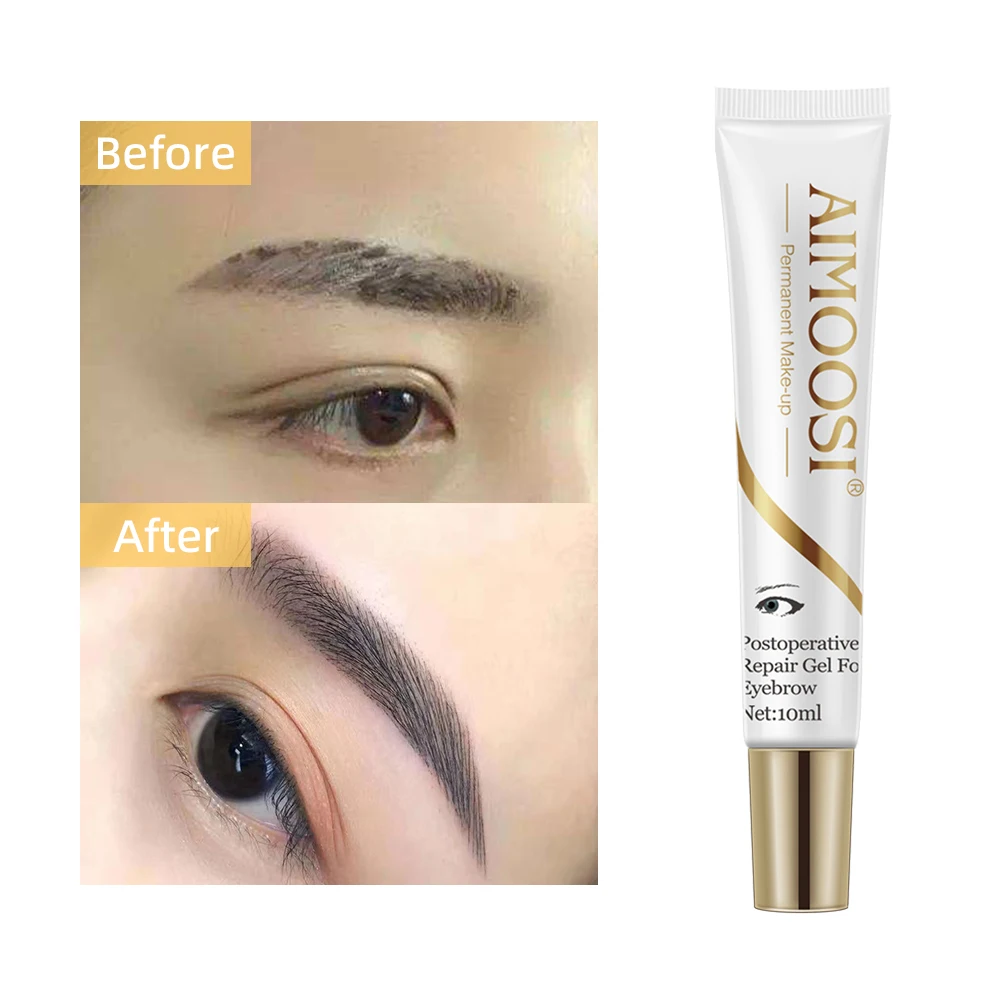 AIMOOSI Permanent Makeup Eyebrow Repair Gel Anti-Allergy Fixing Color Scar Prevention Tattoo Aftercare
