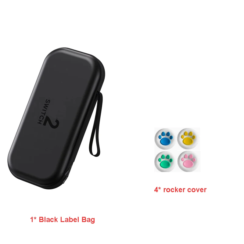 Opbergtas W-beschermer voor Nintnedo Switch 2, draagbare harde draagtas, schokbestendig PU voor Switch 2-gameconsole-accessoires