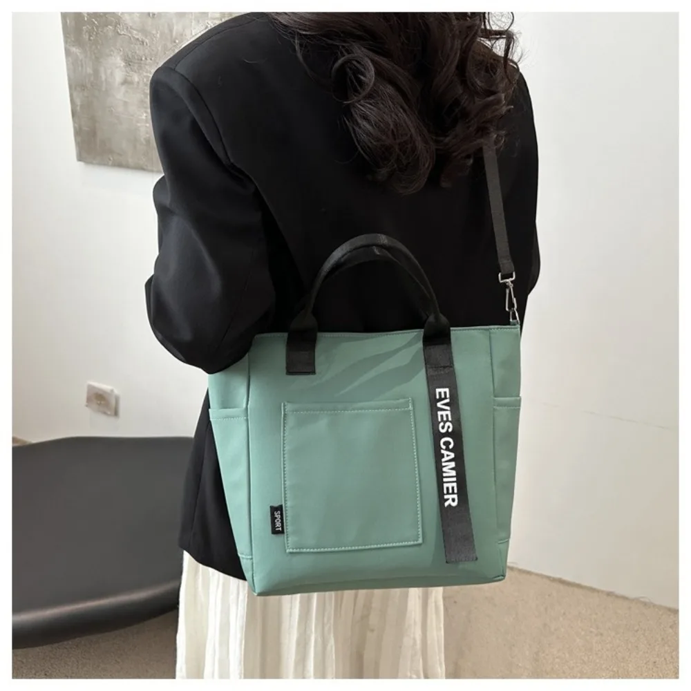 Langlebige Große Kapazität Schultertasche Wasserdichte Canvas Umhängetasche Tragetasche – Detail 9