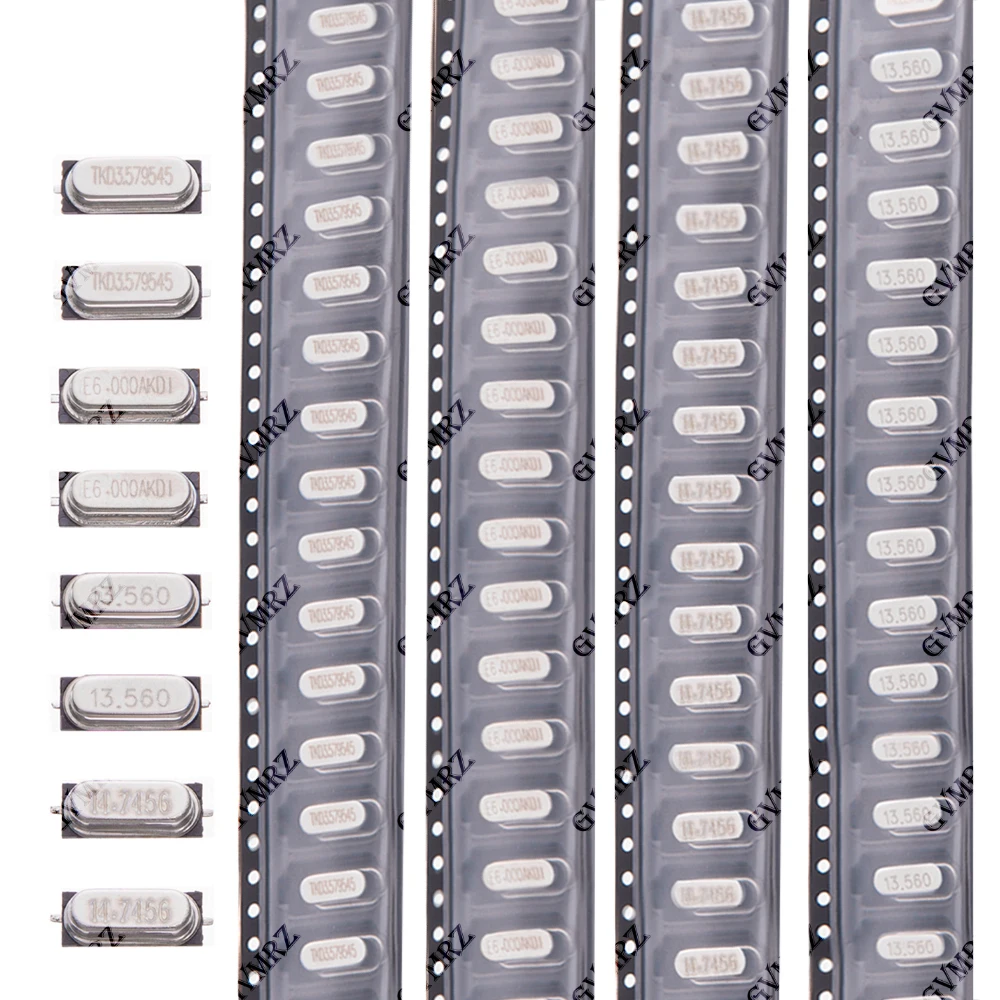 10PCS 13.560MHZ HC-49SMD SMD 2-Pin Passive Crystal Oscillator - High Precision Quartz Resonator 25MHZ 24MHZ 8MHZ 16MHZ