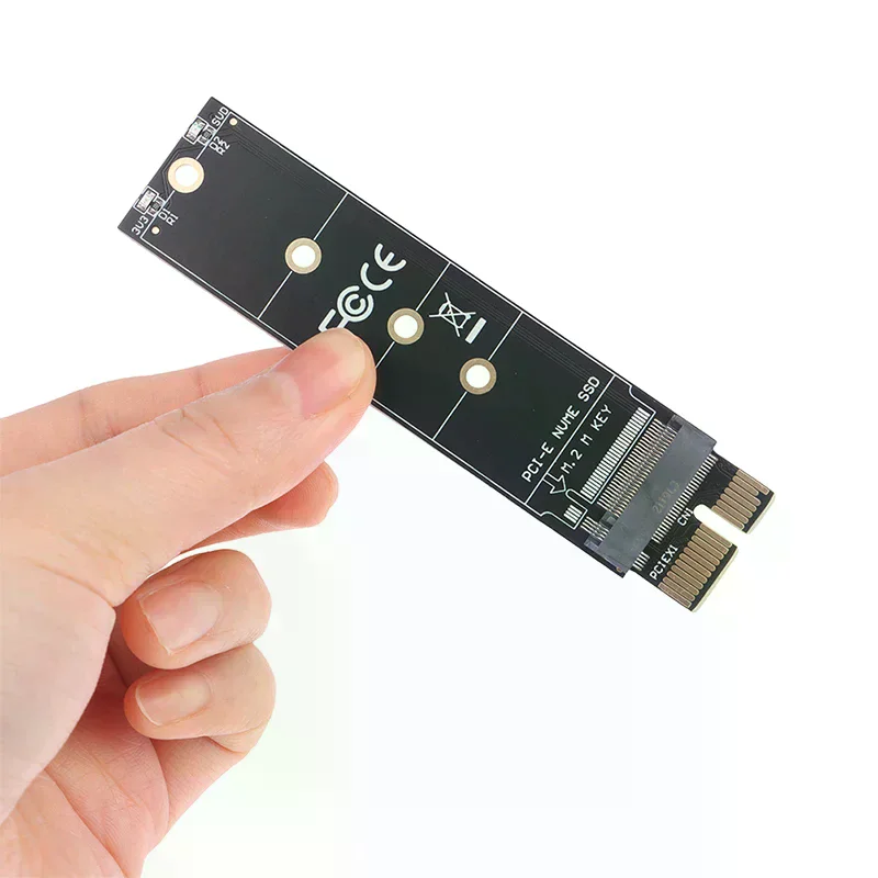 1Pc PCIE to M2 Adapter NVMe SSD M2 PCIE X1 Raiser PCI-E PCI Express M Key Connector Internal Solid State Drive