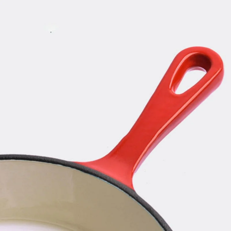 مقلاة غير لاصقة من الحديد الزهر، مناسبة للاستخدام المنزلي وفطائر البيض وشرائح اللحم والطباخ التعريفي وموقد الغاز. #6