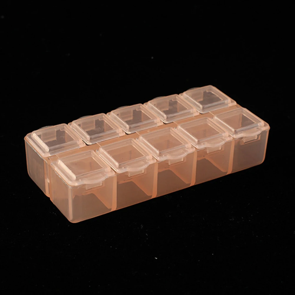 Tool Parts Organizer Container Screw Holder Case Plastic Storage Box Plastic Screw Holder Case Tool Parts Organizer Container