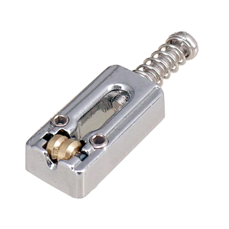 6* Metalowe siodełka rolkowe do gitary elektrycznej, chromowane siodełka mostka do gitary elektrycznej, siodełka tremolo do akcesoriów do gitary elektrycznej