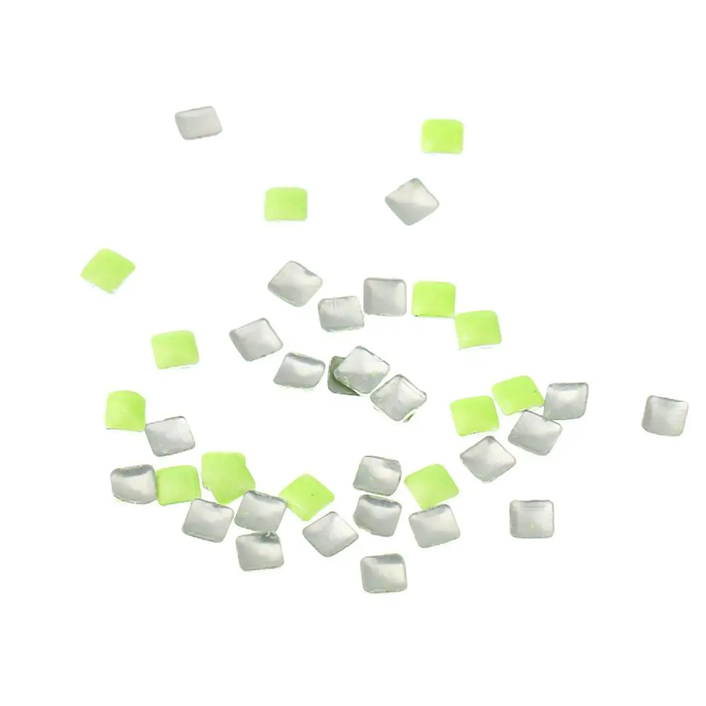 مجموعة مكونة من 500 زخارف لامعة يمكنك صنعها بنفسك على شكل برشام مربع #6