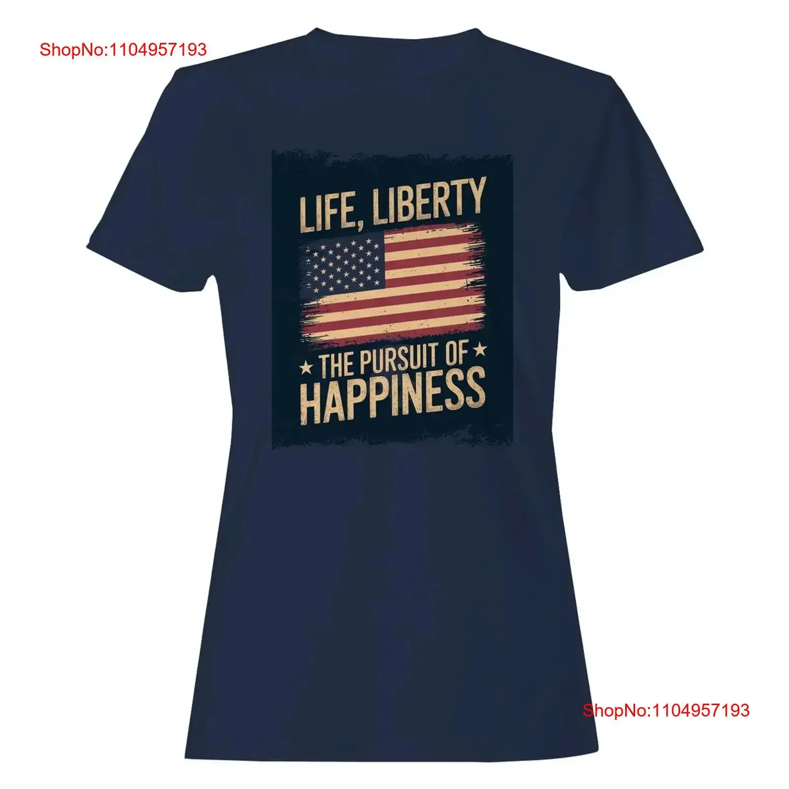 

Liberty Happiness Women's T shirt vintage Washed Slightly Versatile Comfortable Stretched homme designer clothes Breathable