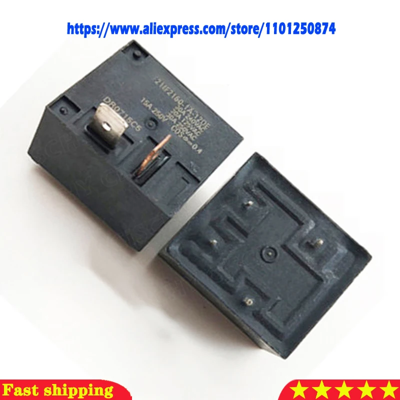 2pcs/lot Relay HF2160-1A-12DE HF2160-1A-24DE 4PIN 30A 12V 24V