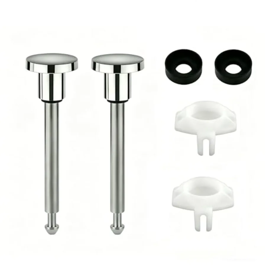 

2 Set Universal Tub Spout Diverter Repair Kit - Bathroom Shower Bathtub Leaky Faucet Replacement Parts, Includes 2 Diverter Val