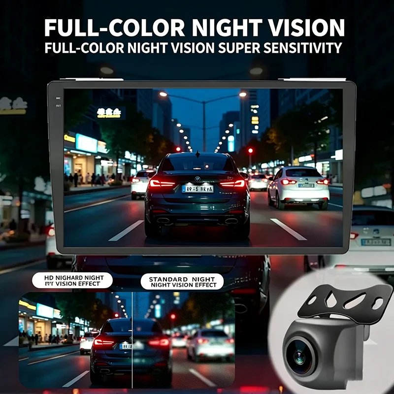 AHD CCD Universal Car Reversing Camera 170 Degree Fisheye HD Night Vision Waterproof Dynamic Trajectory - view 3