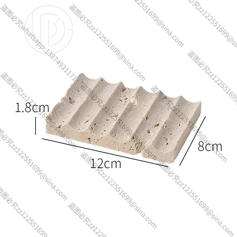 Suitable for Wabi Sandy Wind Yellow Travertine Toiletries Accessories,Toothbrush Holders, Mouthwash Cups, Model Room Ornaments