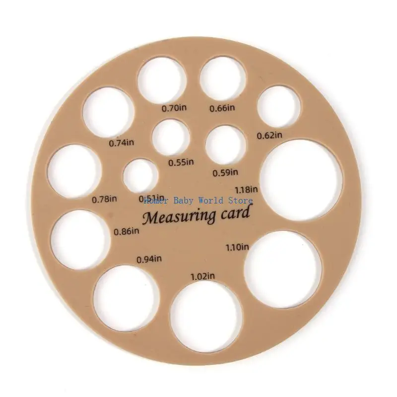 B2qd ferramenta medição flange bomba tira-leite, régua protetora mamilo, régua dimensionamento silicone com