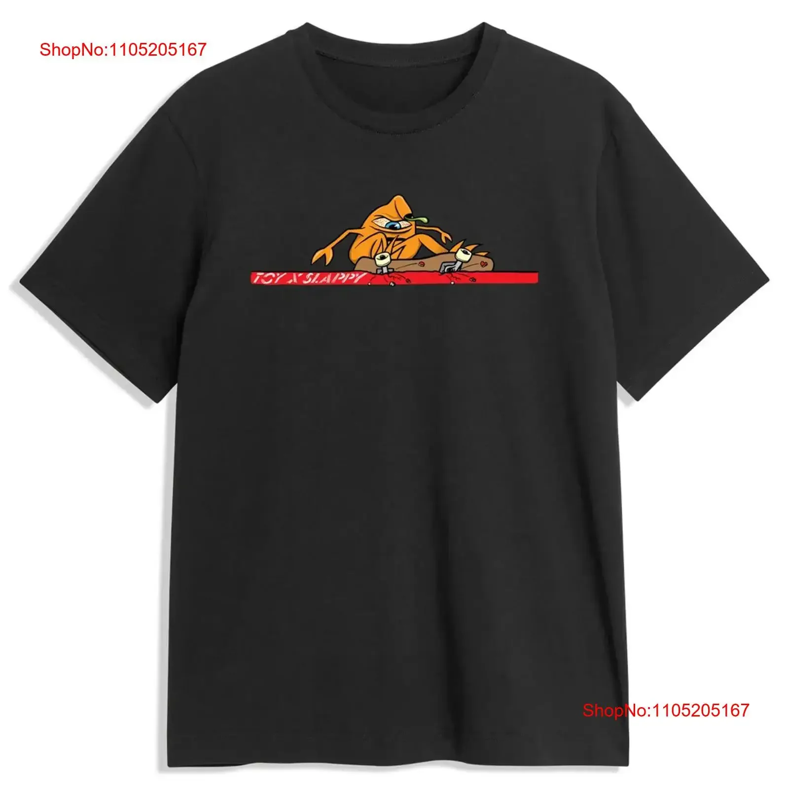 

Slappy x Toy Machine T Shirt vintage Washed Soft Comfortable homme Breathable designer clothes Stretched fashion Casual