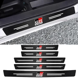 Car Rear Trunk Bumper Film Decals Door Sill Protector Sticker for Toyota GR Sport Gazoo Racing Corolla Camry RAV4 Aqua Yaris CHR