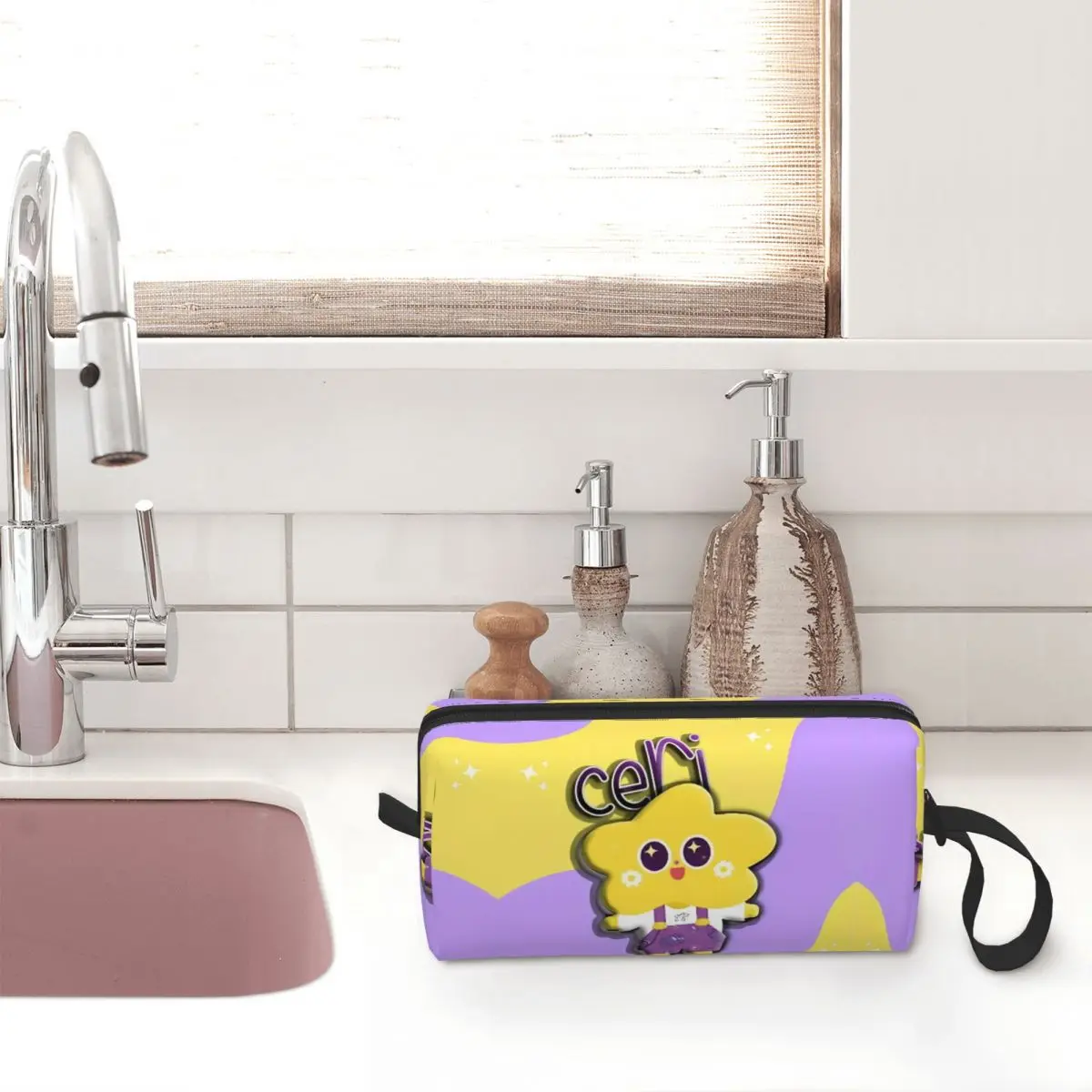 Ceri AouBoom Makeup Bag Pouch Thai Star Drama CP Cosmetic Bag Travel Toiletry Small Makeup Pouch Storage Bag for Women