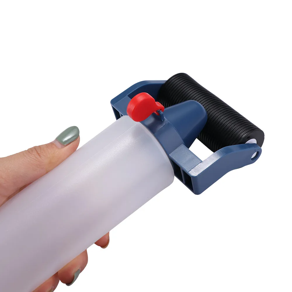 8 oz Glue Applicator Roller Dispenser DIY Easy to Clean Wood Glue Roller Bottle PE Plastic Glue Container Wood Processing
