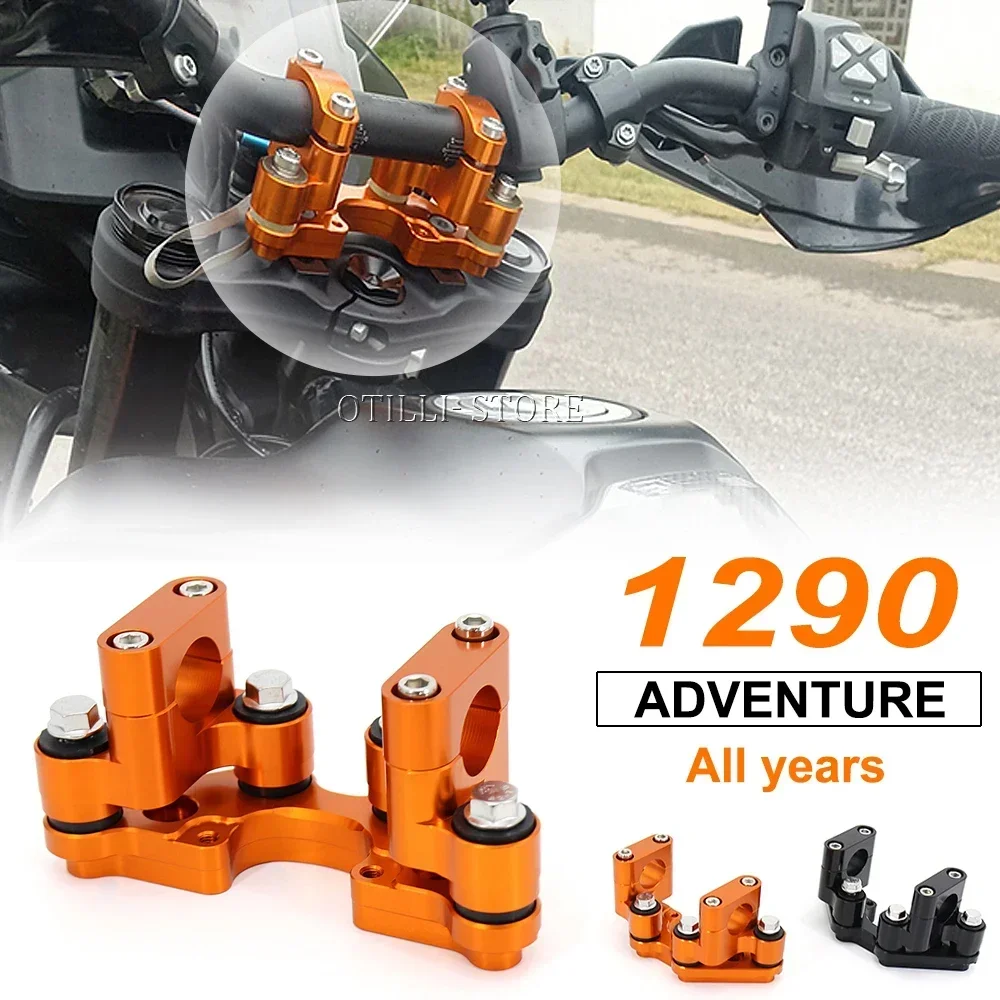 

2021 NEW Motorcycle Accessories Steering Damper Mount Handlebar Riser Kit For 790 Adventure / R 390 Adv 1190 1290 Adventure