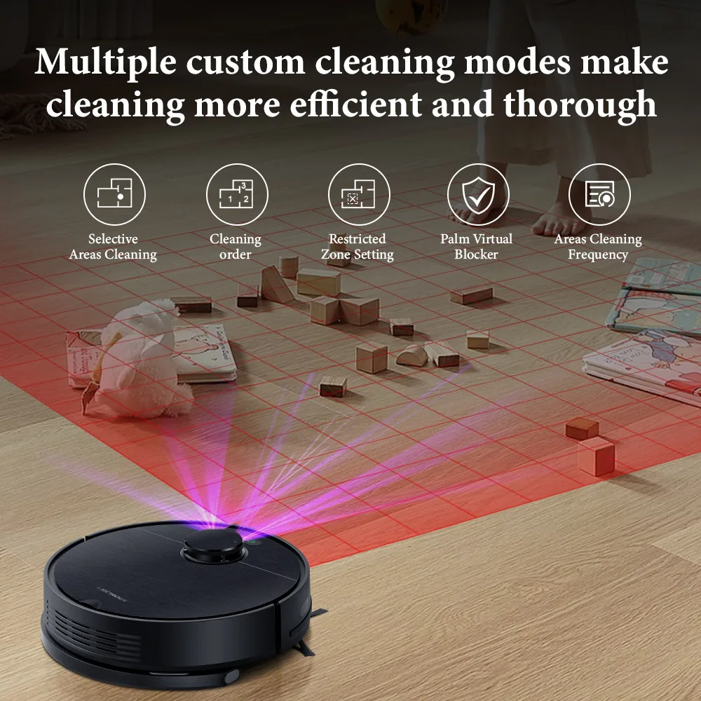 Intelligent sweeping robot mobile APP control