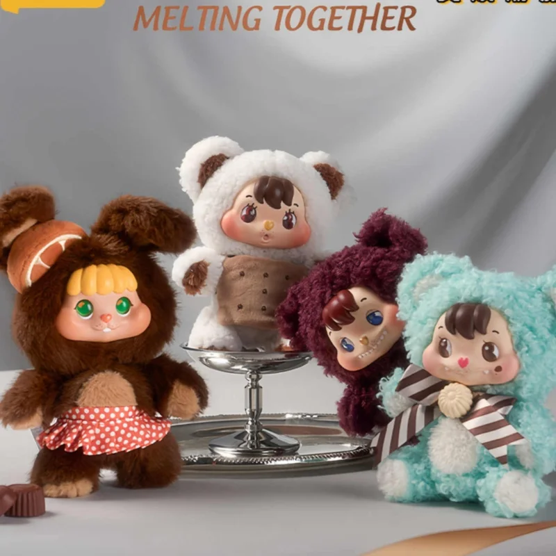52TOYS Little Buns Melting Together Plush Blind Box Cute Trendy Collectible Toy Pendant Decoration Gift For Collectors view 3