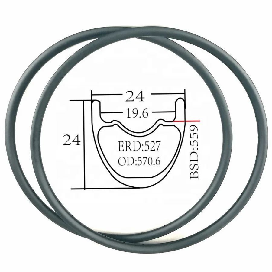 

STLFMTB17 Light Weight Cheap Chinese Carbon Fibre 26 Inch Bicycle Rim 220g Tubeless Carbon MTB Rim Disc Brake 26'' Bike Carbon R