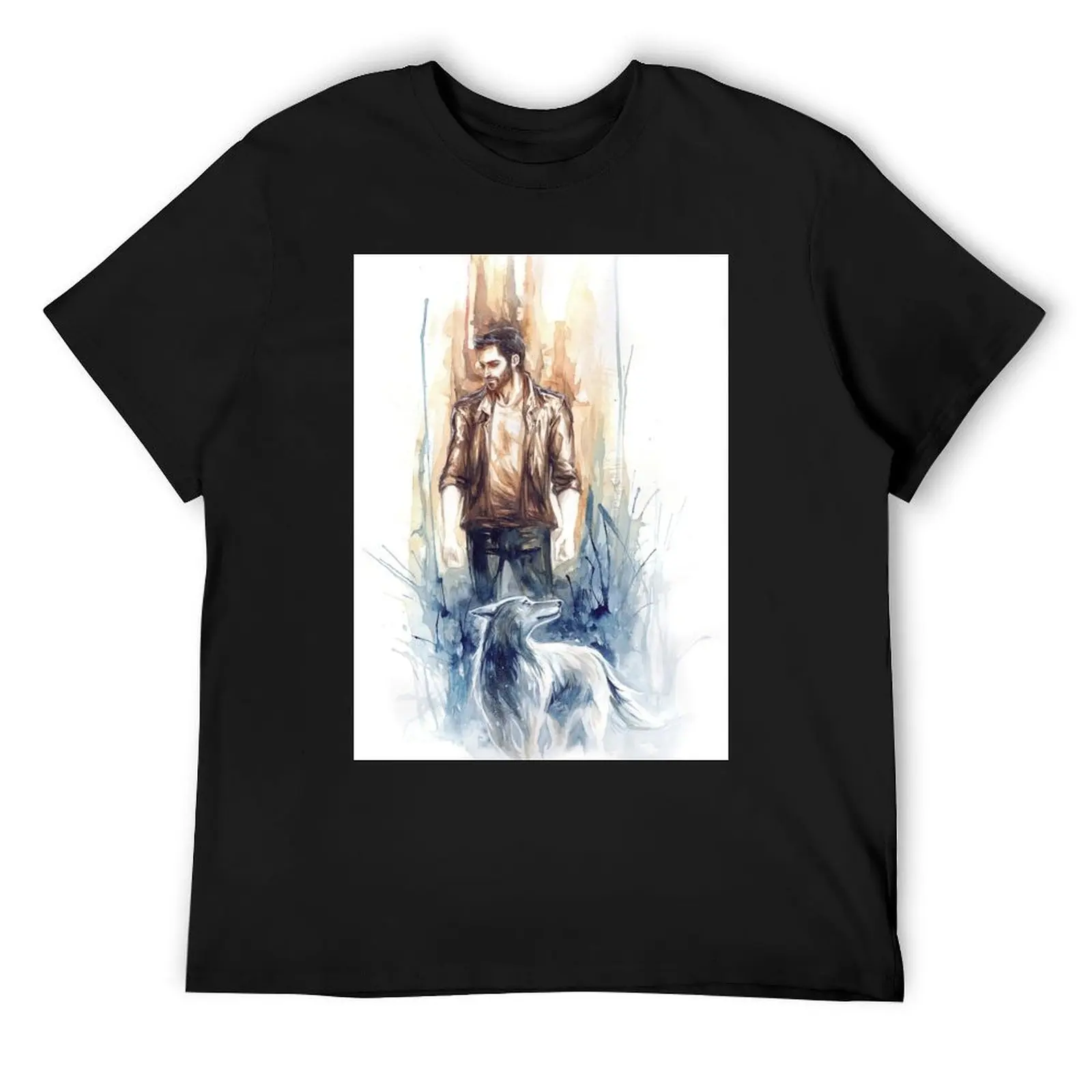 

Derek Hale T-Shirt oversized t shirt vintage Anime t-shirt mens t shirts