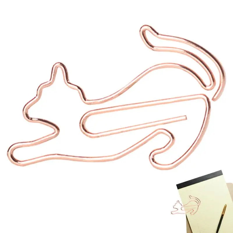 Paper Clips Bookmarks Planner Clips With Animal Shaped Animal Shaped Paper Clips Dog Paper Clips Decorative Binder Clips Gifts
