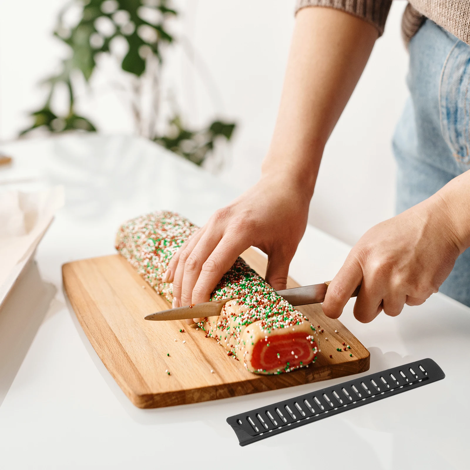 

10Pcs Bread Cutter Protector Black Knife Sleeve Kitchen Guard Cover Universal Sheath Durabled Case KitchenBarTools