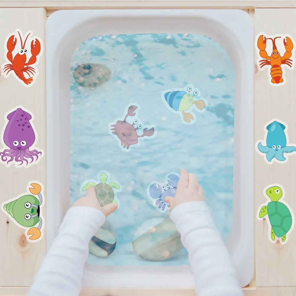 Label Bathtub Cartoon Sticker Stickers for Kindergarten Bathroom Animal Grip