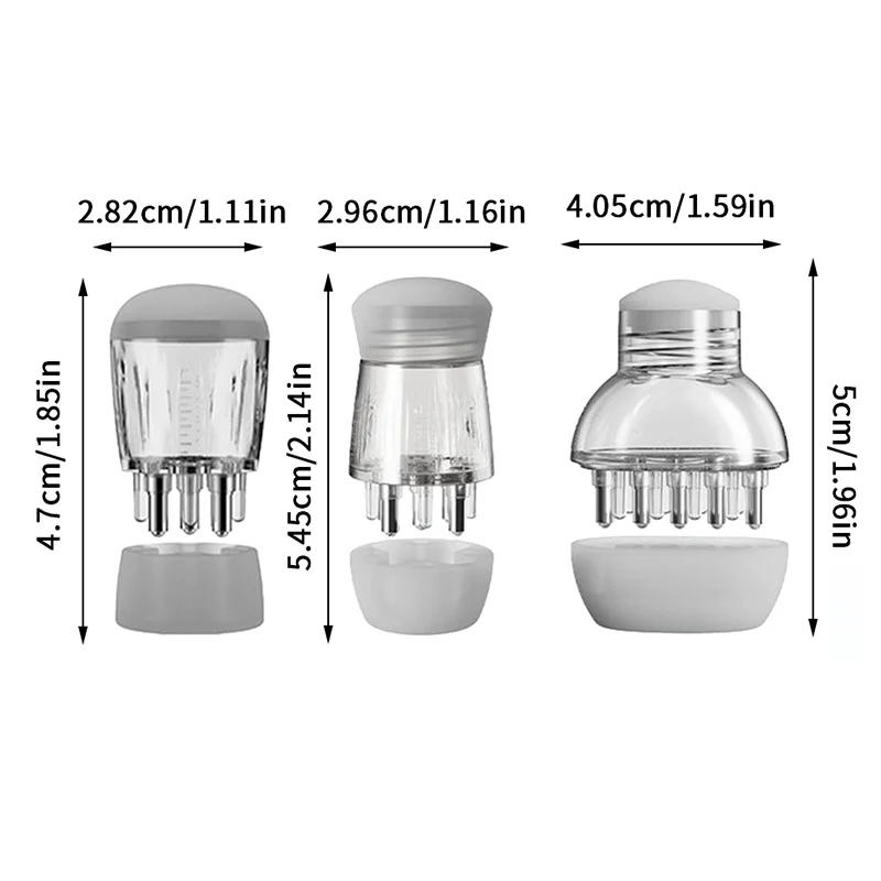 مشط سائل لفروة الرأس، مشط تدليك صغير محمول، زيت طبيعي، سائل توجيه مدلك مضاد لتساقط الشعر، أدوات العناية بفروة الرأس #6