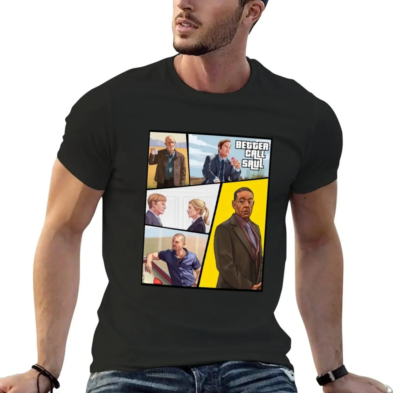 

Better call Saul GTA style poster T-shirt plus size tops hippie clothes mens t shirt