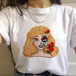 Nữ Disney Công chúa thời trang t -shirt, Quần áo thời trang Pocahontas, Tumblr trên đường Alta, Fashion T -shirt, 2024 6 Áo sơ mi chính của Pocahontas - 5