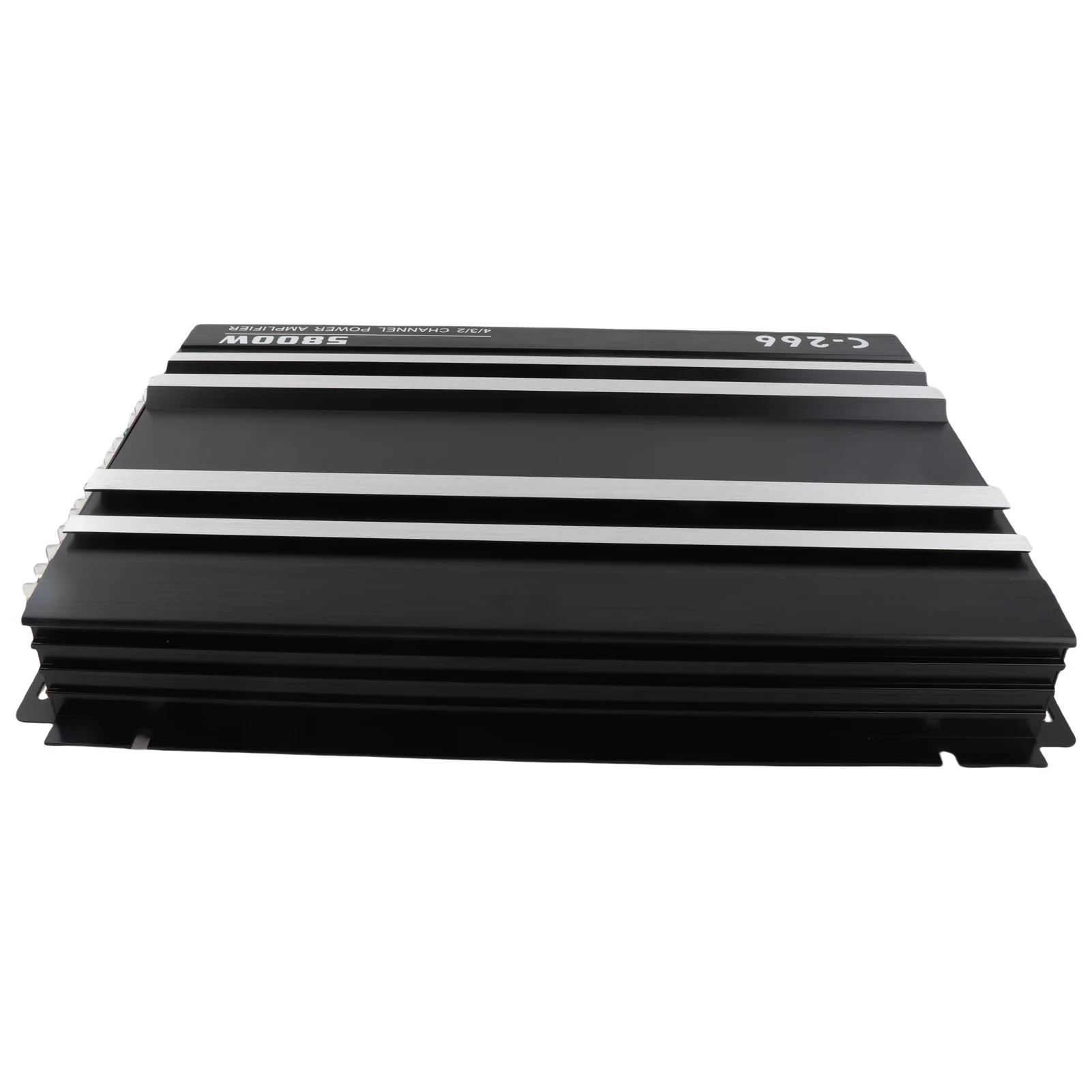 Car Power Amplifier 12V 4 Channel High Power Aluminum Alloy Car  Amplifier Black High-Power Power Amplifier  Amplifier