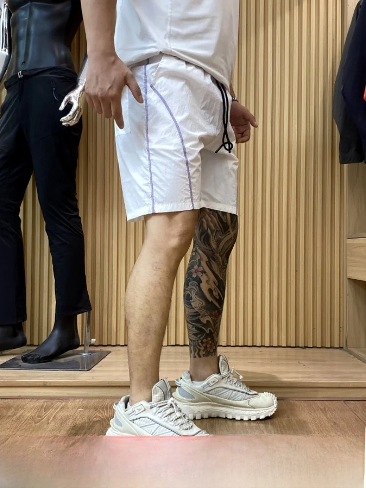 

Outdoor Casual Breathable Quick Dry Short Pants Men Women Couples Summer Fashionable Nylon mid Waist Straight Leg Shorts
