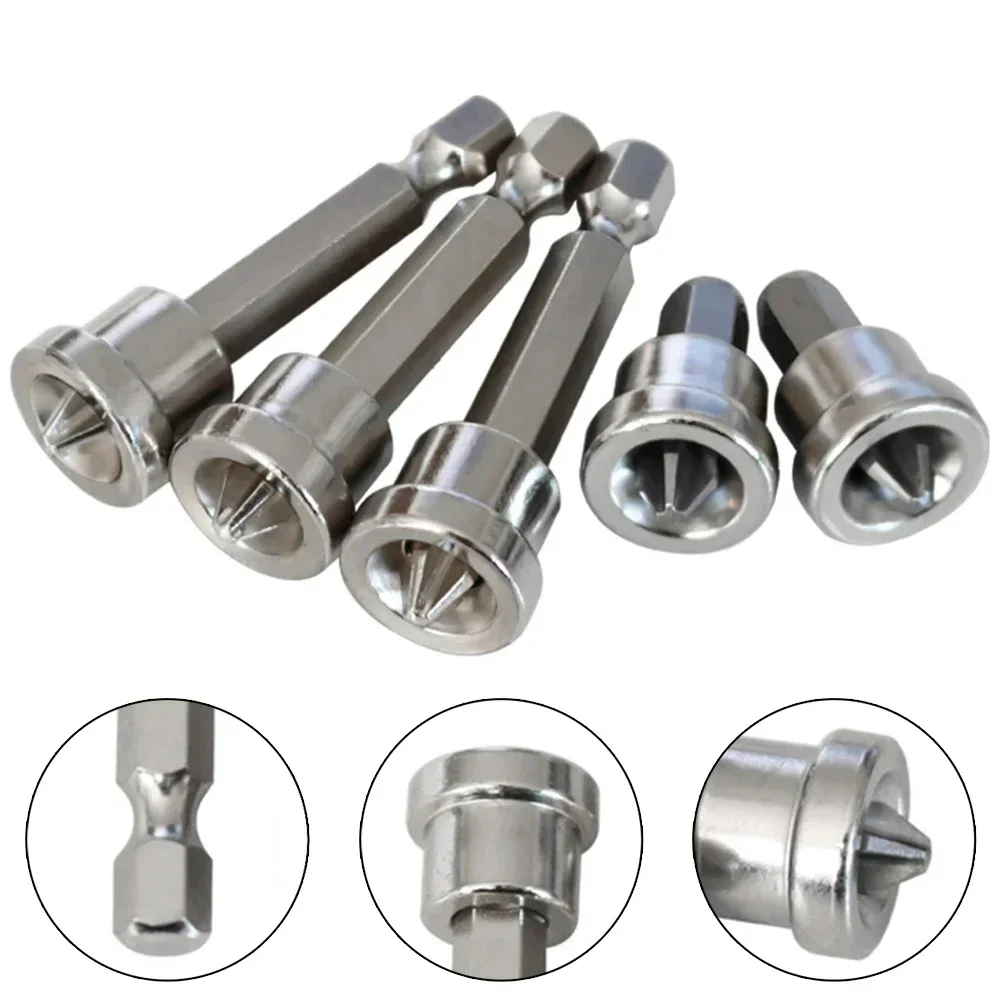 PH2 Magnetic Positioning Drywall Screwdriver Tip Bits 25/50mm Gypsum Board Plasterboard Screws Locating Batch Head Drilling