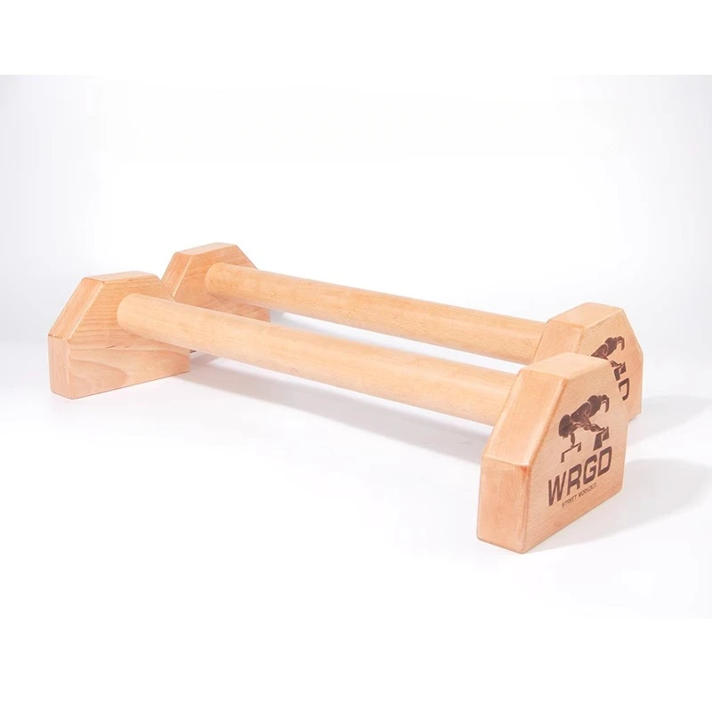 WRGD Russian Push-ups Stand Handstand Outdoor Home Sports Fitness Equipment Solid Wood Parallel Bars Fitness Equipments