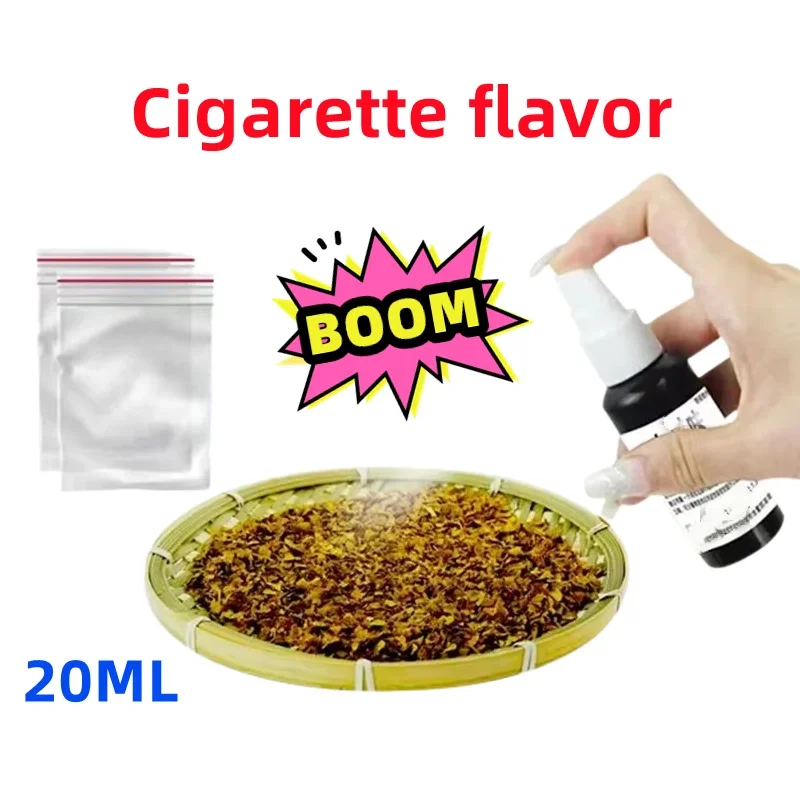 20ML Tobacco Flavor Dry Tobacco Hand Rolled Tobacco Flavor to Bitter Paper Tube Hookah with Pipe Cigarette To Improve the taste