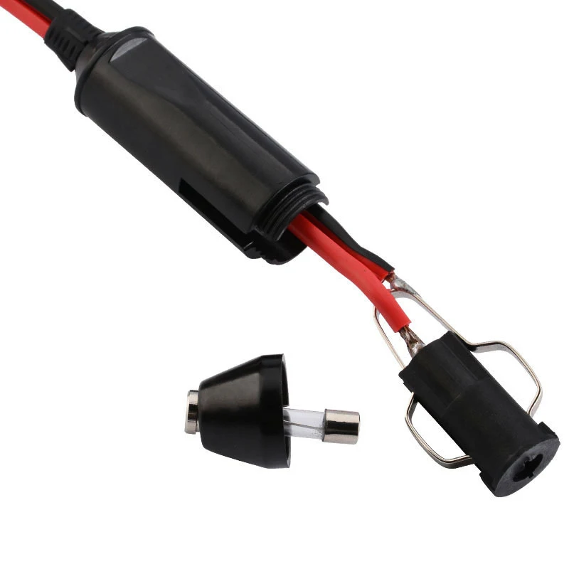 1PCS 1point 3 Car Cigarette Lighter 3 Way Socket Splitter 12v  Power Charger Adapter Female Socket Plug Extension Cord Cable