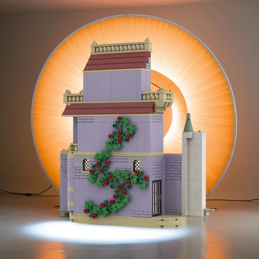 

NEW 356PCS MOC Medieval Castle Beauty Beast Enclosure Model Building Block DIY Creative Idea Assembly Display Gift Collectible