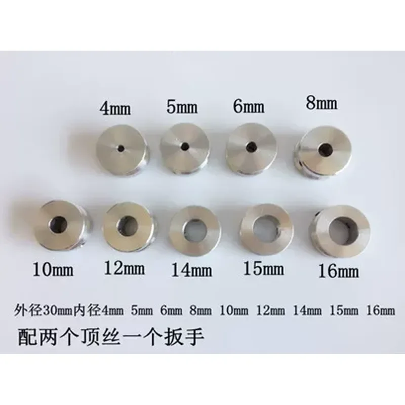Aluminum Alloy Single Slot Pulley Spindle Motor Pulley Model Drive Wheel Belt Plate 40 Outer Diameter 60 20 30